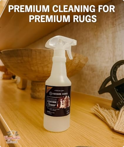 Cowhide Carpet Cleaner Spray - Pet Stain Remover for Area Rugs