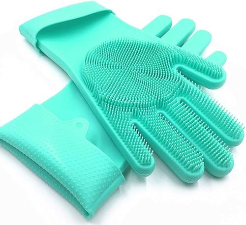 Louis Donn Food Grade Silicone Dish Scrub Gloves Reusable High Heat