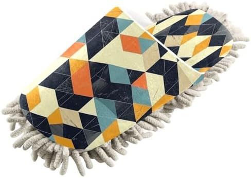 Zhirexin Colorful Lattice Kitchen Cleaning Slippers 1