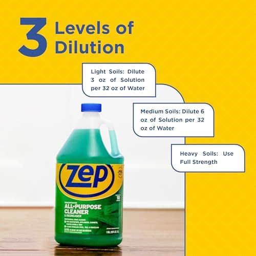 Zep All-Purpose Cleaner 128 oz Pack of 2 - Grease Grime Remover