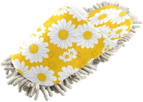 Zhirexin White Daisy Cleaning Slippers