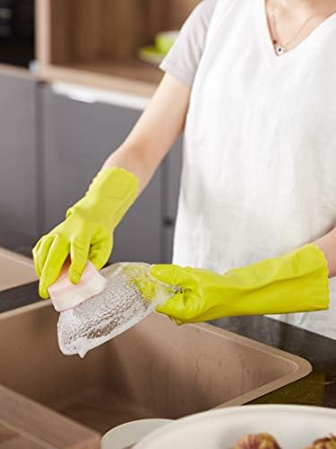 LANON 3 Pairs Skin-Friendly Cleaning Gloves