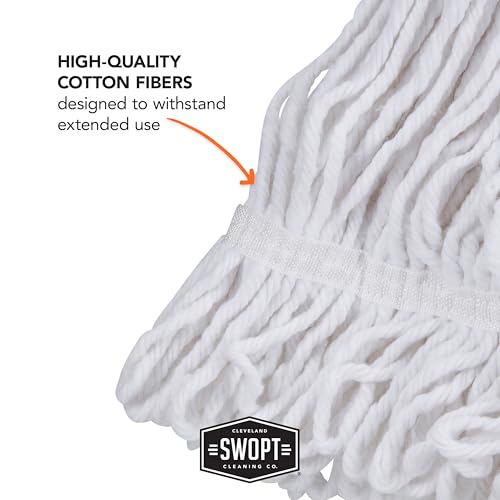 SWOPT Cotton Mop Head - Interchangeable for Wood Laminate Tile