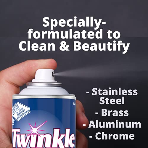 Diversey Twinkle Stainless Steel Cleaner And Polish 17 Oz Aerosol Spray