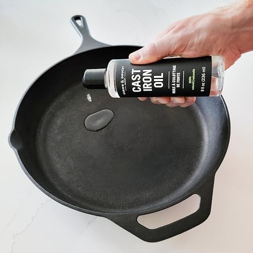 Caron Doucet Cast Iron Oil - 8oz Plant-Based Food Grade