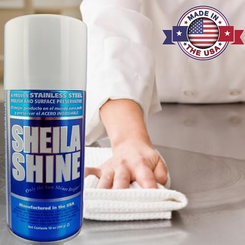 Sheila Shine 2 Pack 10 Oz Stainless Steel Cleaner and Polish Spray