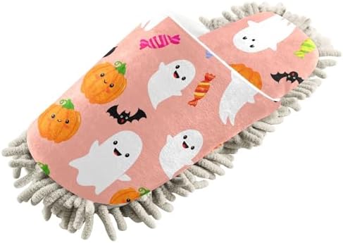 Burbuja Pumpkins Boo Mop Slippers for Home Kitchen