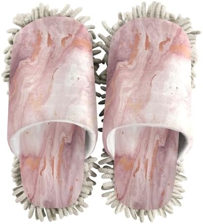 Zhirexin Texture Cleaning Slippers Mop Shoes
