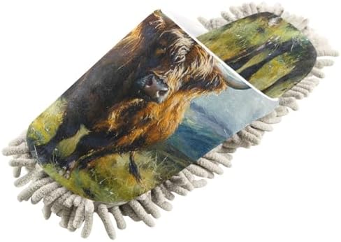 Zhirexin High Absorbency Mopping Slippers