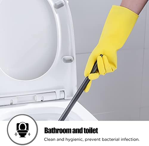 IUCGE Reusable Rubber Dishwashing Gloves 2 Pair
