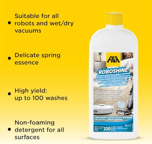 FILA ROBOSHINE Floor Cleaner 1Qt Non-Foaming