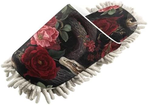 Zhirexin Microfiber Mop Slippers for Men Women Floor Cleaning Comfortable Wear