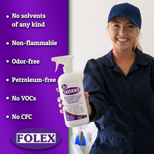 FOLEX 2 Pack Carpet Spot Cleaner Spray Pet Stain Remover 34OZ