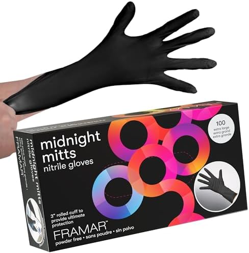 FRAMAR Durable Nitrile Gloves XL 100 pcs