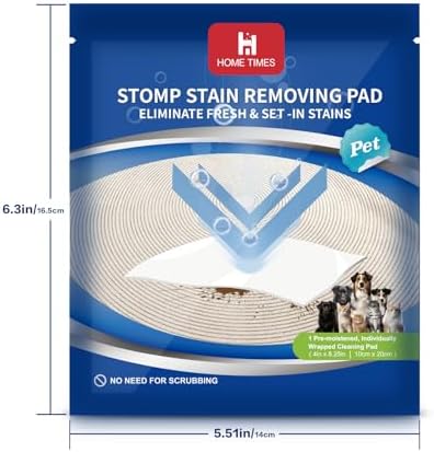 Home Times Carpet Cleaning Wet Wipes 20 Count
