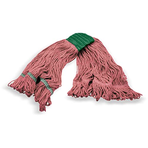 Sparta Flo-Pac Cotton Mop Head Loop-Ended 5 Green Band Medium 1