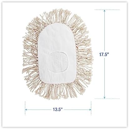 Boardwalk BWK1491 Dust Mop Head Cotton 175L x 135W White