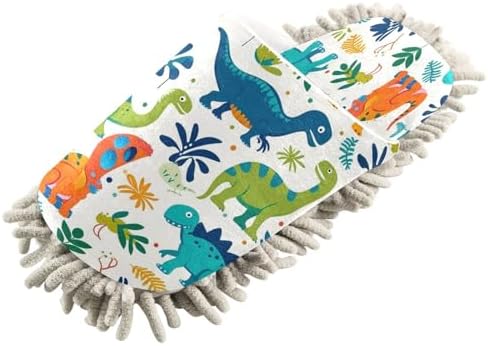 Zhirexin Dinosaur Cleaning Slippers for House Floor
