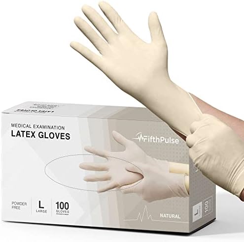FifthPulse Extra Thick 45 Mil Latex Gloves