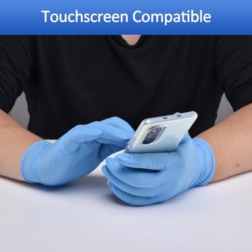 Schneider Nitrile Exam Gloves 4 Mil Powder-Free Latex-Free Blue