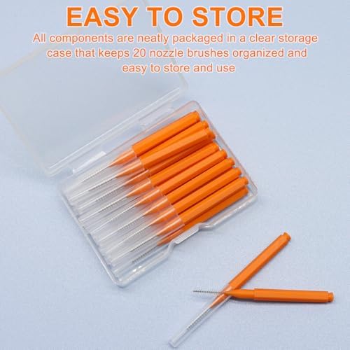 20 Pcs Shower Nozzle Cleaning Brush Tool