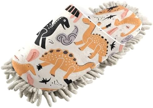 Bulletgxll Colorful Dinosaurs Cleaning Slippers