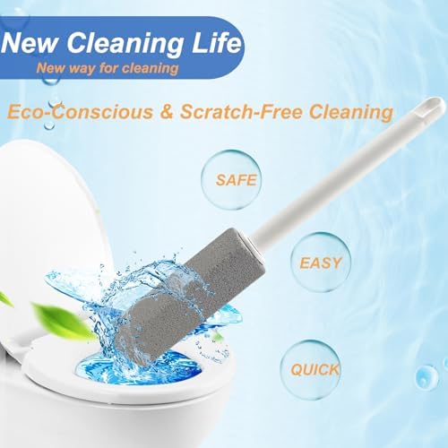 Tuodeal Pumice Stone Cleaner with Long Handle