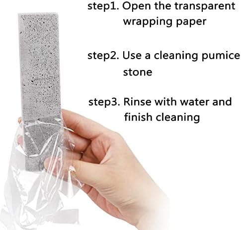 12-Pack Pumice Stones for Toilet Kitchen Cleaning