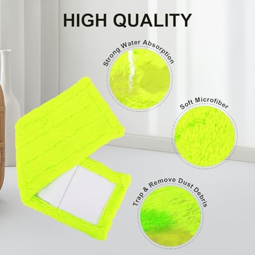 8 Pack Microfiber Mop Pads for 3M Scotch-Brite M-005 Replacements