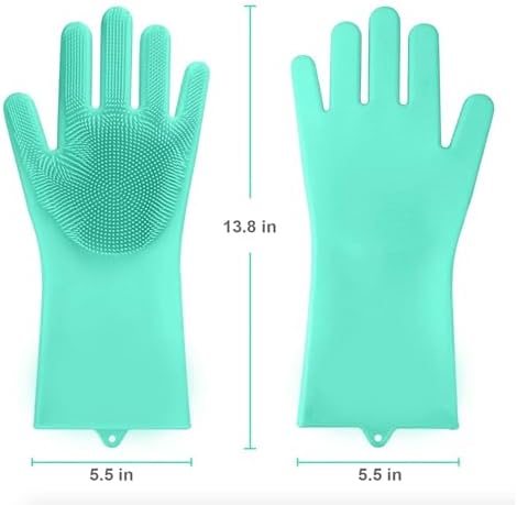 Louis Donn Food Grade Silicone Dish Scrub Gloves Reusable High Heat