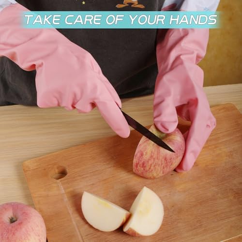 3Pcs Reusable Dishwashing Gloves with Waterproof and Non-Slip Design