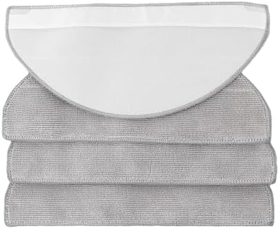 4 Pack Mop Cloths Compatible with Vyzzle D10 V20 L10 Robotic Vacuum