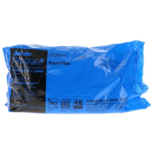 PIP Grippaz Food Plus 8 Mil Nitrile 12 Gloves 48-Pack