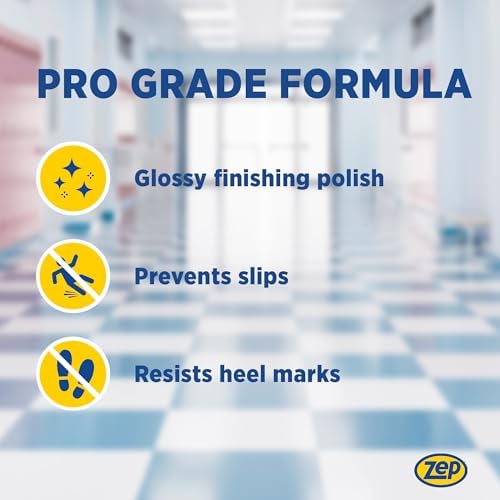 Zep Wet Look Floor Polish - 1 Gallon Case of 2
