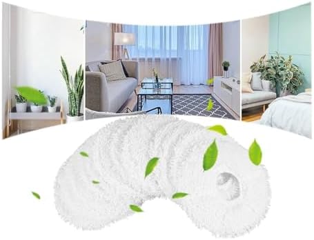 12Pcs Mopping Cloths for Yeedi Compatible Self-Cleaning Robot Replacement Pads