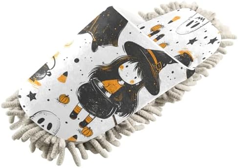 Zhirexin Halloween Flying Witch Cleaning Slippers 1