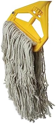 Boardwalk Banded Cotton Mop Heads 24 White 12-Pack