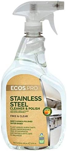Earth Friendly PL933032 Stainless Steel Cleaner Polish 22 Oz