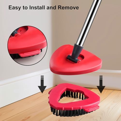 HiBaBy Spin Mop Head Base Scrub Brush Set with Handle