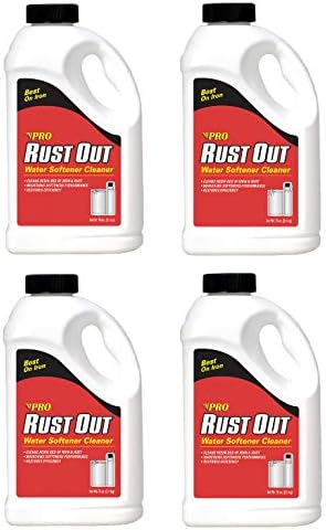 Pro Products Rust Out RO05B 4 Pack Water Softener Cleaner