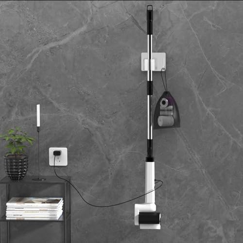 Tiwiche Electric Spin Scrubber - 2-Speed Cordless Cleaning Brush with 4 Brush Heads and Telescopic Pole