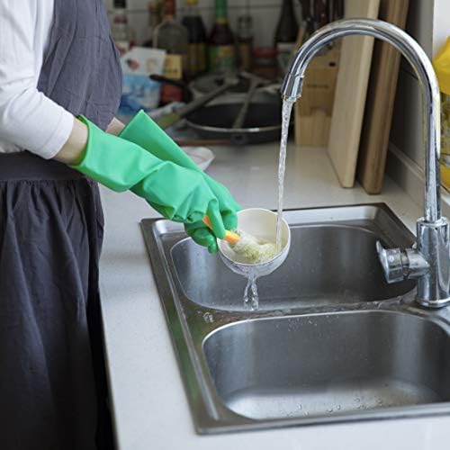 GAYISIC Reusable Latex-Free Dishwashing Gloves 2 Pairs