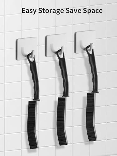 3 Pack Hard Bristle Crevice Cleaning Brush - Home and Car Use