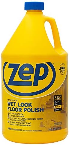 Zep Wet Look Floor Polish - 1 Gallon Case of 2