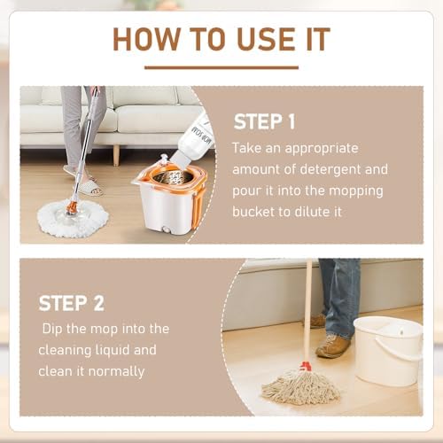 Marveher Mop Soap Brazilian Waves Multi-Purpose Floor Cleaner