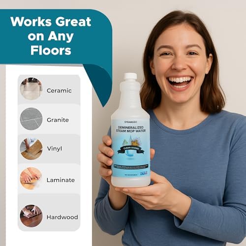 Steam Go Demineralized Water - 32oz Multi-Surface Cleaner