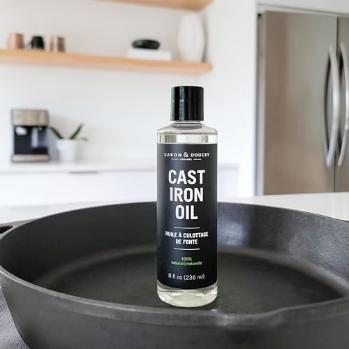 Caron Doucet Cast Iron Oil - 8oz Plant-Based Food Grade