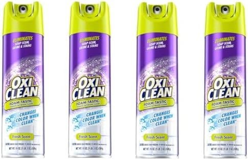 OxiClean Foam-Tastic Foaming Bathroom Cleaner Fresh Scent 19 oz 4 Pack