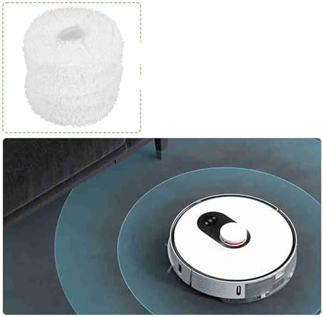 12Pcs Mopping Cloths for Yeedi Compatible Self-Cleaning Robot Replacement Pads