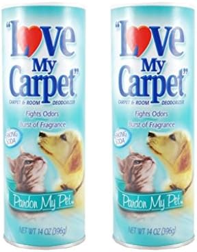 Love My Carpet 2-in-1 Odor Remover Room Freshener 2-Pack